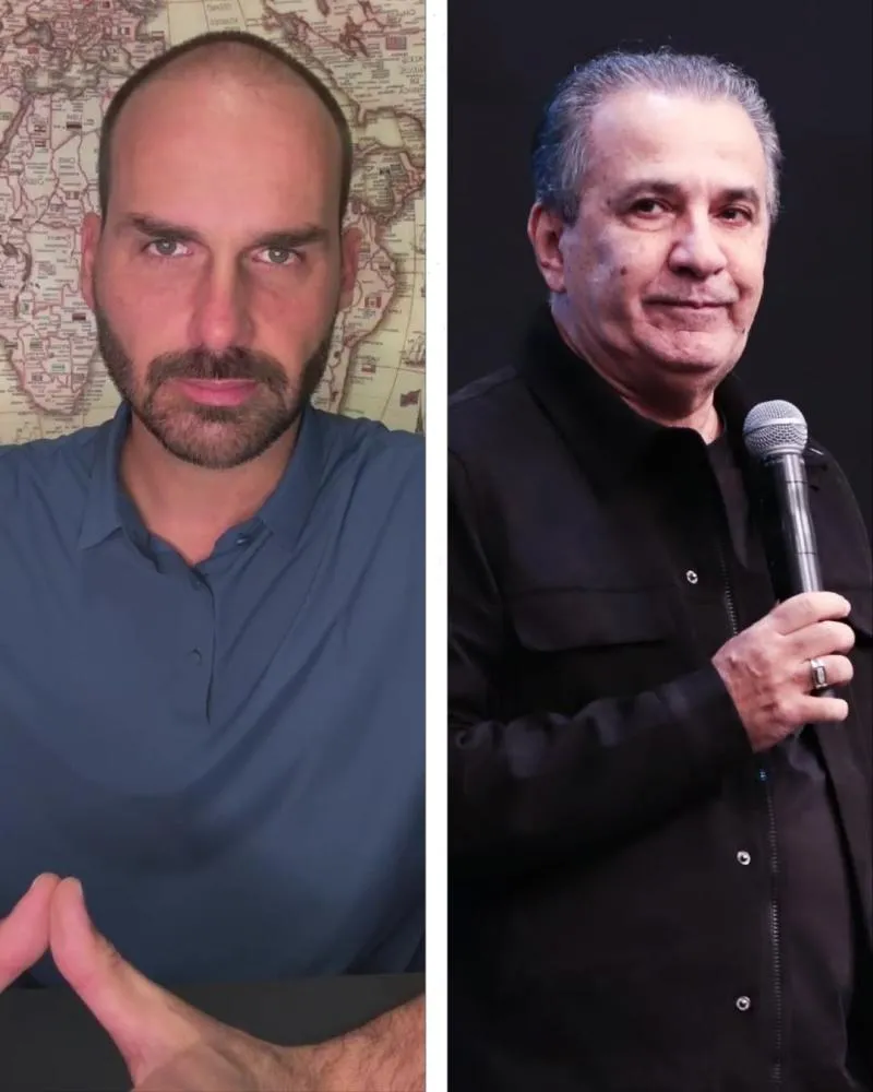 Eduardo Bolsonaro reage a áudios vazados de Silas Malafaia: “Tamo junto”