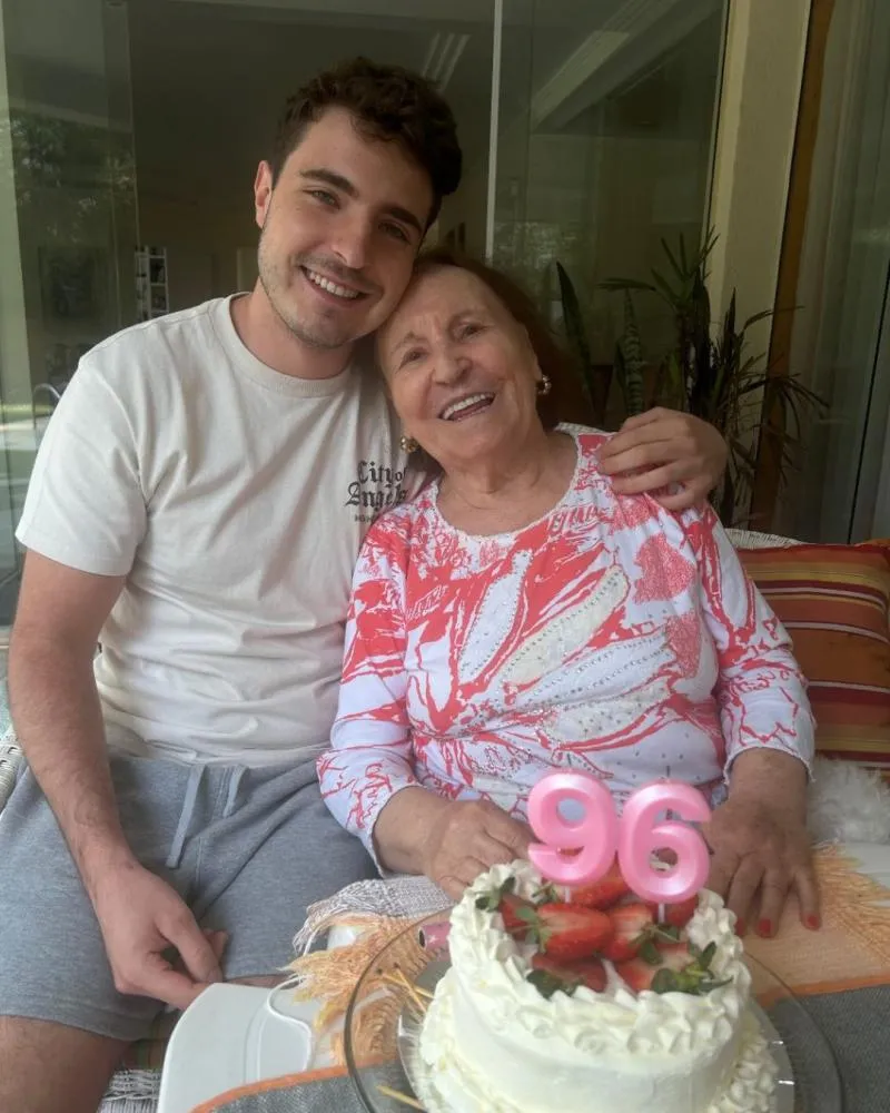 Filhos de Gugu Liberato celebram os 96 anos da avó, Dona Maria do Céu