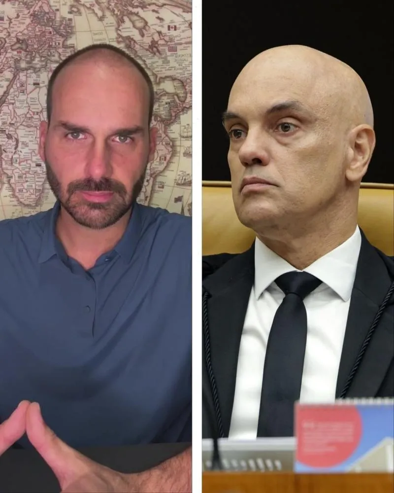 Eduardo Bolsonaro aponta que Alexandre de Moraes tem “vida incompatível” com renda do STF