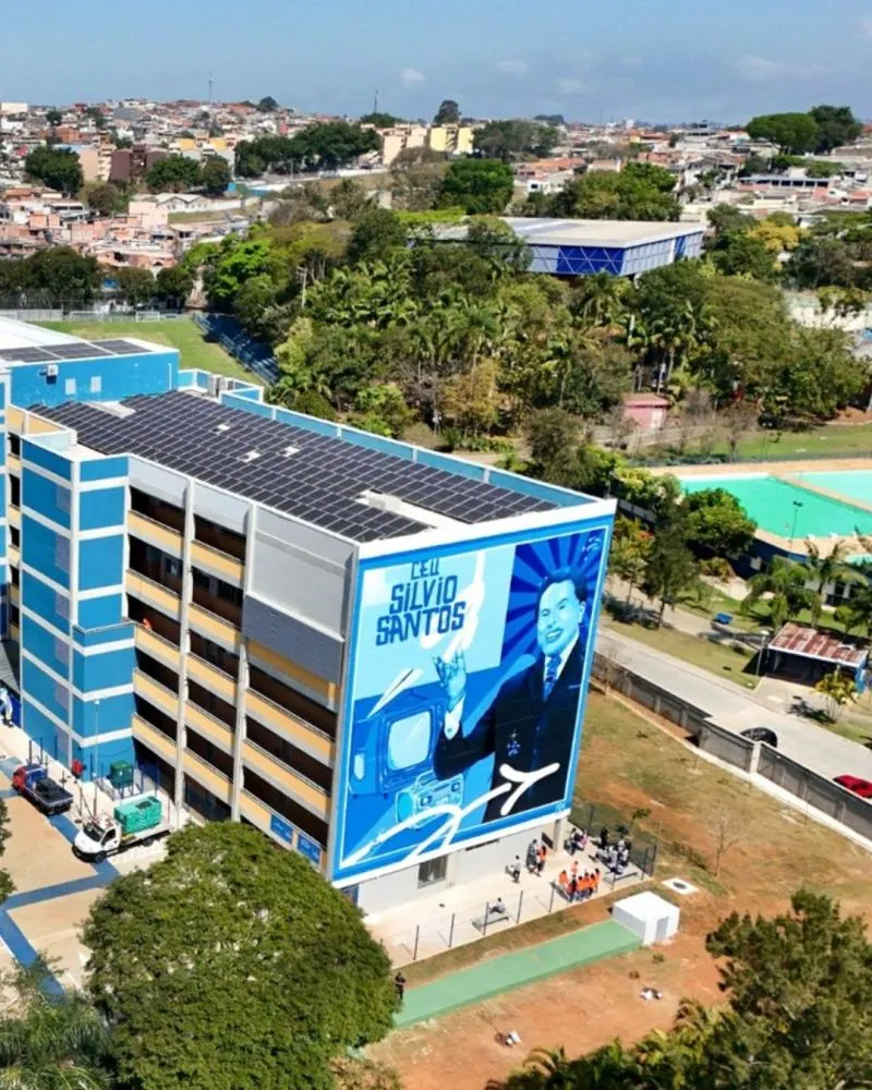 Com homenagem a Silvio Santos, prefeito Ricardo Nunes inaugura 1º CEU de Cidade Ademar, na Zona Sul de São Paulo