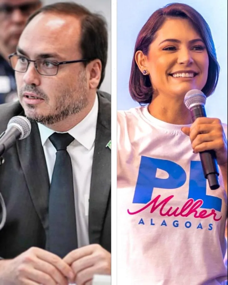 Carlos Bolsonaro surpreende e tece elogios a Michelle: “Uma guerreira”
