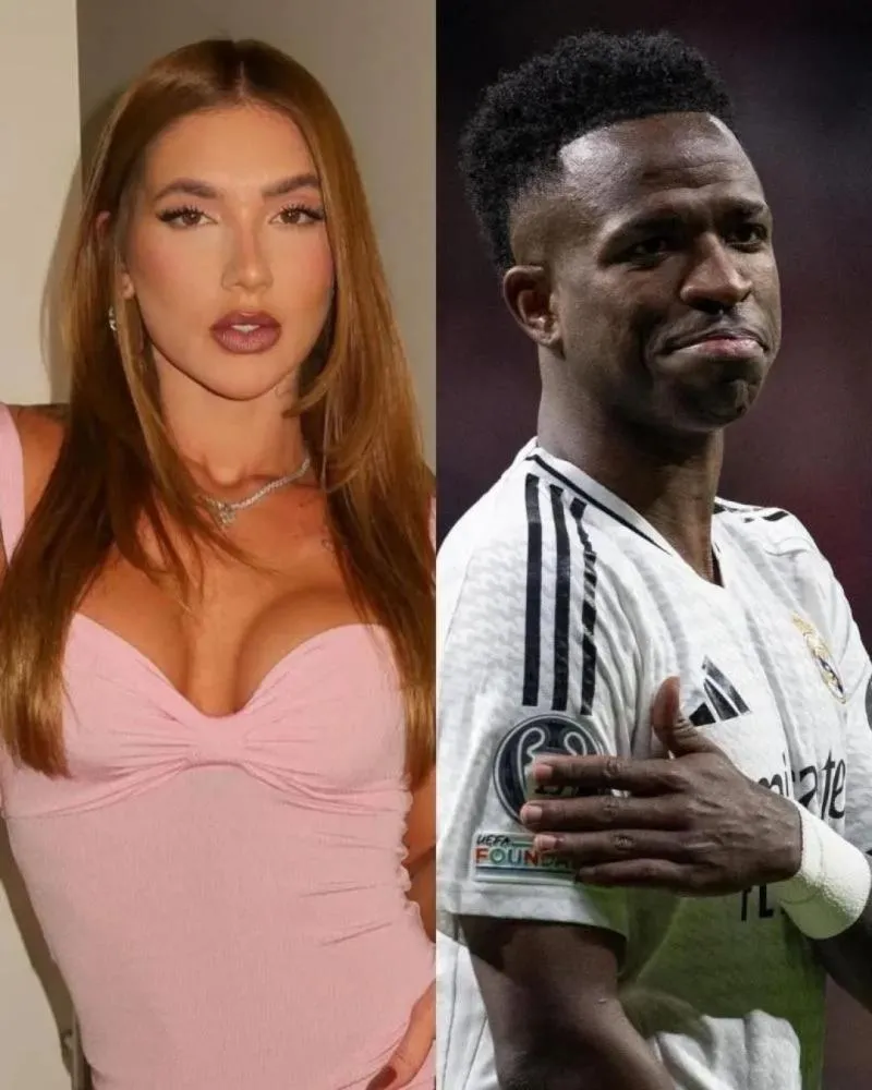 Virginia chega à Espanha em meio a rumores de affair com Vini Jr.