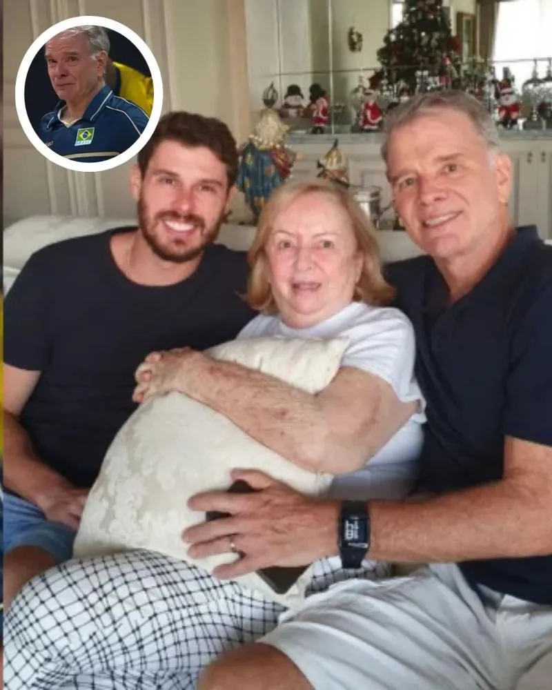 Bernardinho recebe notícia da morte da mãe antes do jogo da seleção brasileira e cai no choro em quadra