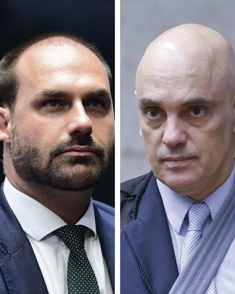 STF não encontra Eduardo Bolsonaro e Moraes manda notificação por edital