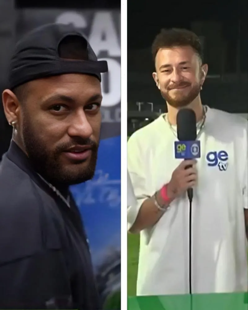 Neymar se recusa a receber ex-companheiro em camarote e causa climão ao vivo na Globo: “Ele sabe que não pode”