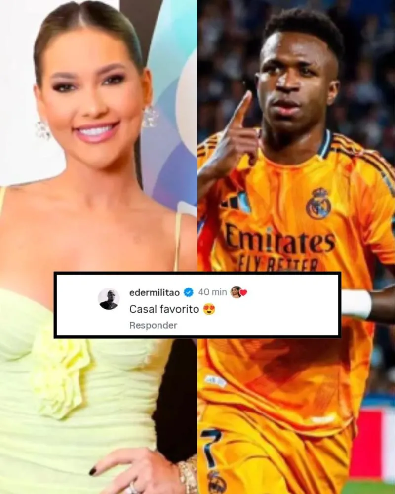 Eder Militão comenta em foto de Virginia e rumores de affair com Vini Jr. aumentam