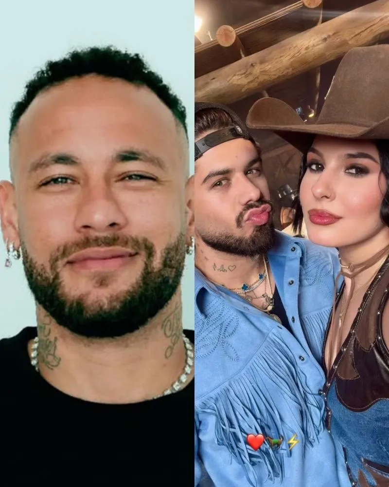 Neymar provoca Zé Felipe sobre romance com Ana Castela