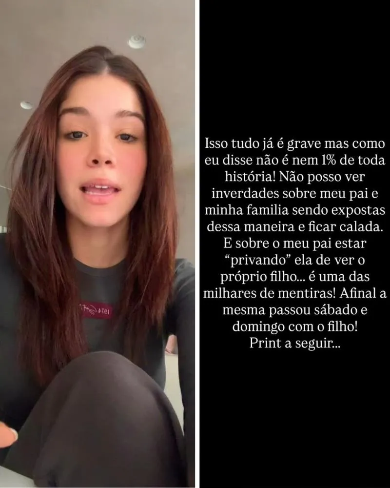 Filha de Dennis sai em defesa do DJ e detona ex-madrasta “Coisa muito séria”