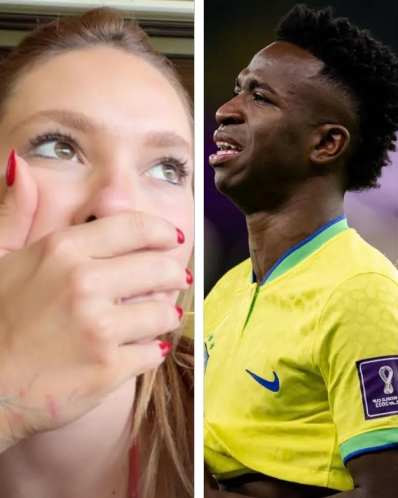Virgínia acompanha jogo de Vini Jr. e se irrita com vexame do Brasil contra o Japão: “Sem comentários”