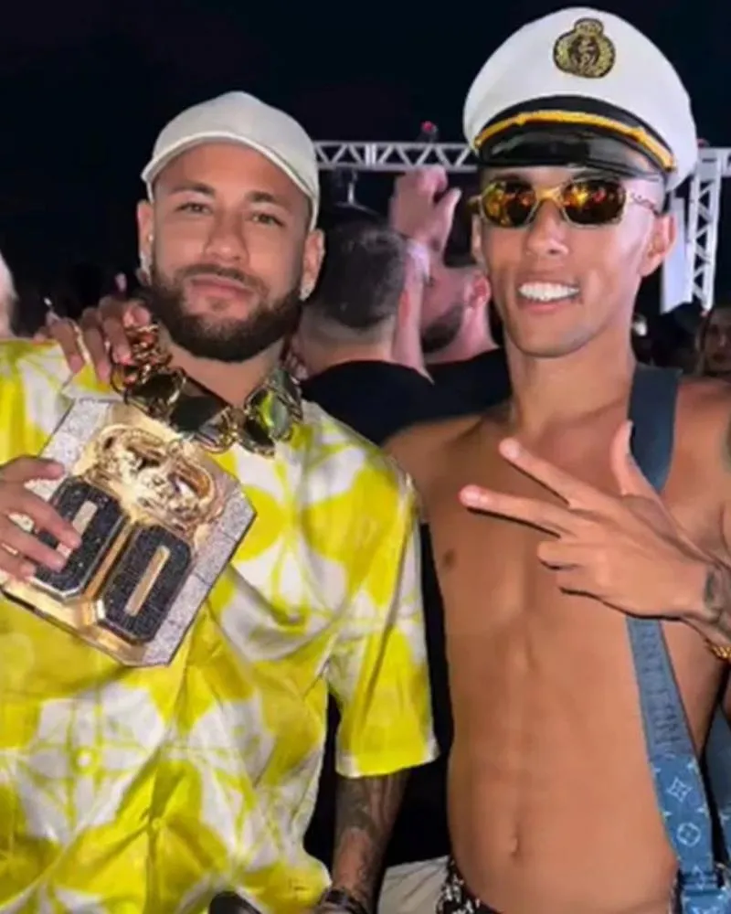 Preso pela Polícia Federal, Buzeira presenteou Neymar com colar de R$ 2 milhões