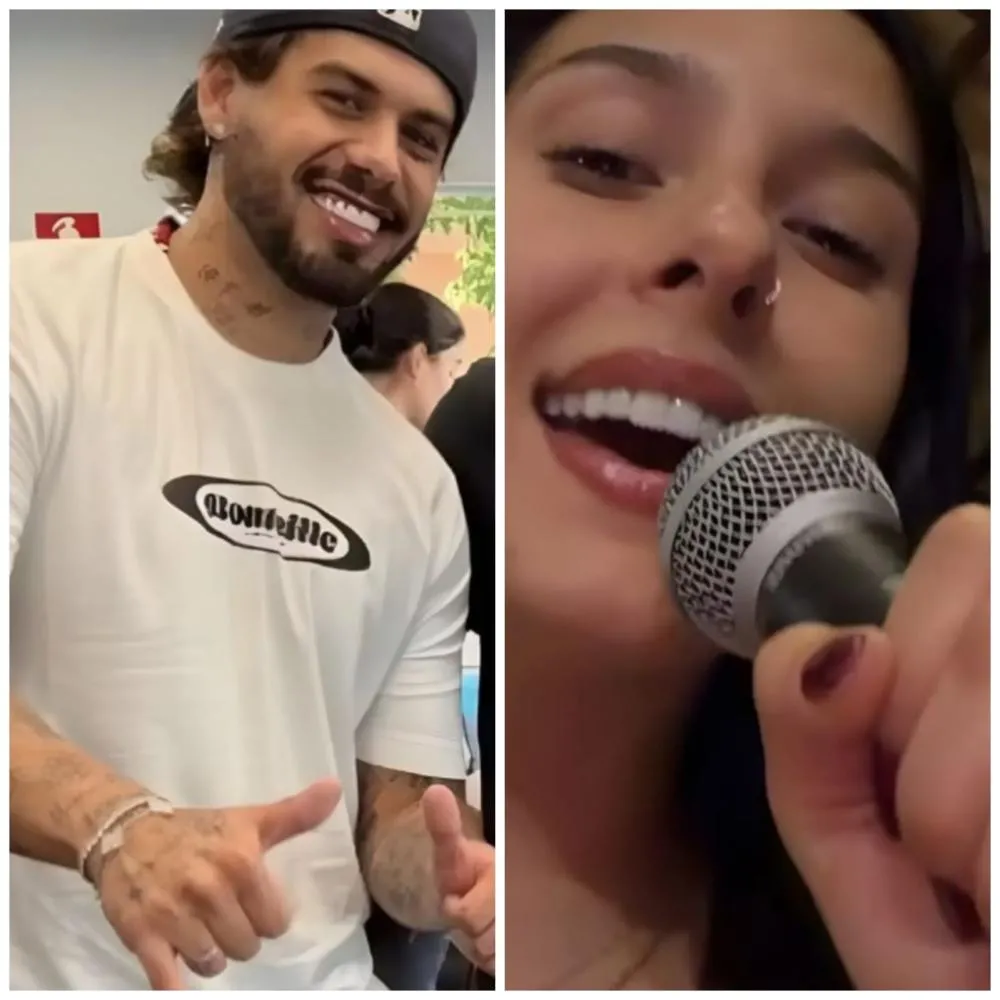 Alianças de compromisso? Zé Felipe e Ana Castela aparecem usando anel misterioso e fãs desconfiam de pedido de namoro