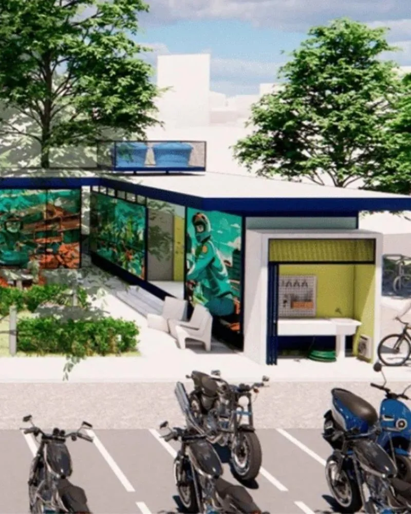 Prefeitura de São Paulo inicia obras do primeiro ponto de apoio para motoboys