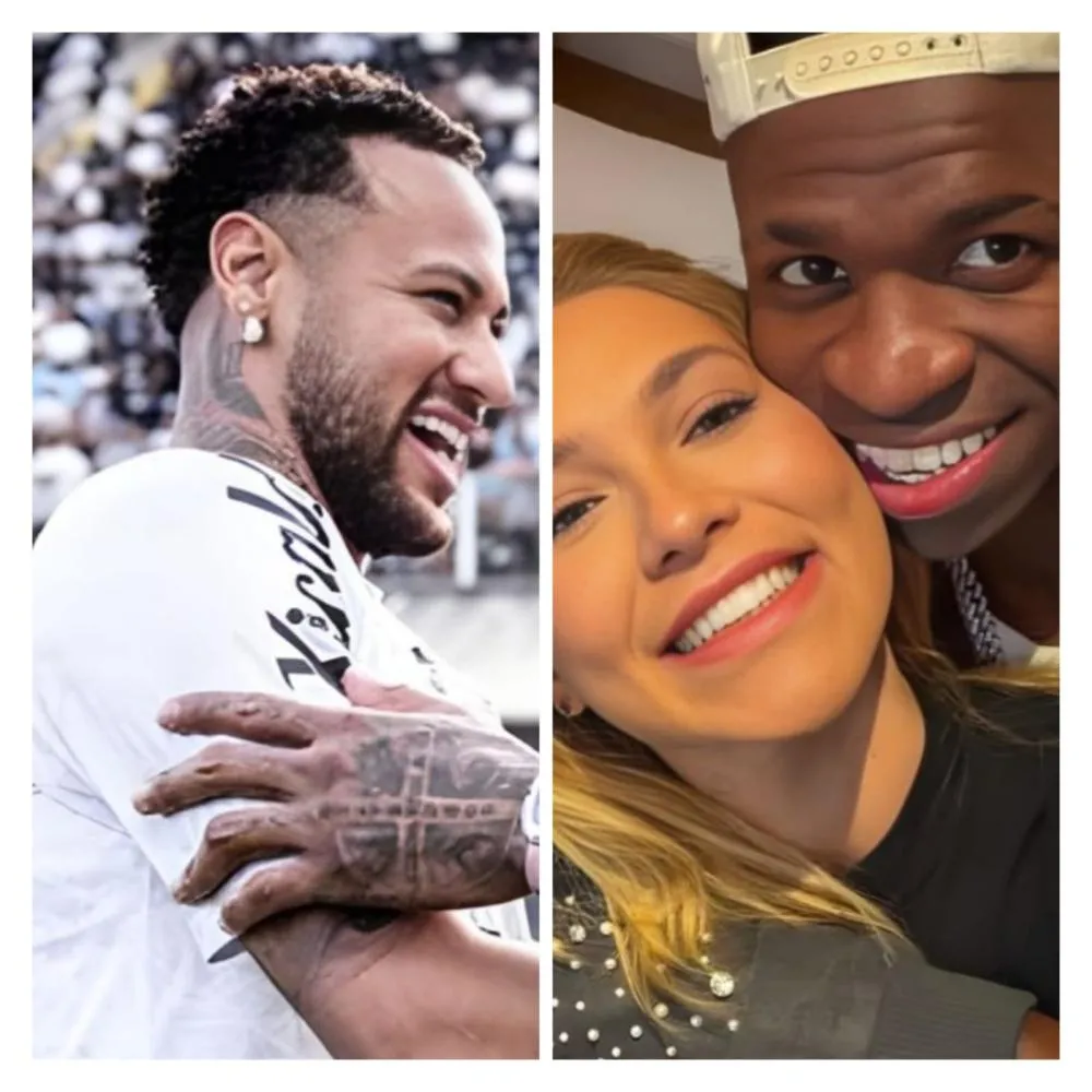 Após anúncio, Neymar Jr. brinca sobre pedido de namoro de Vini Jr. e Virgínia: “Tá amando”