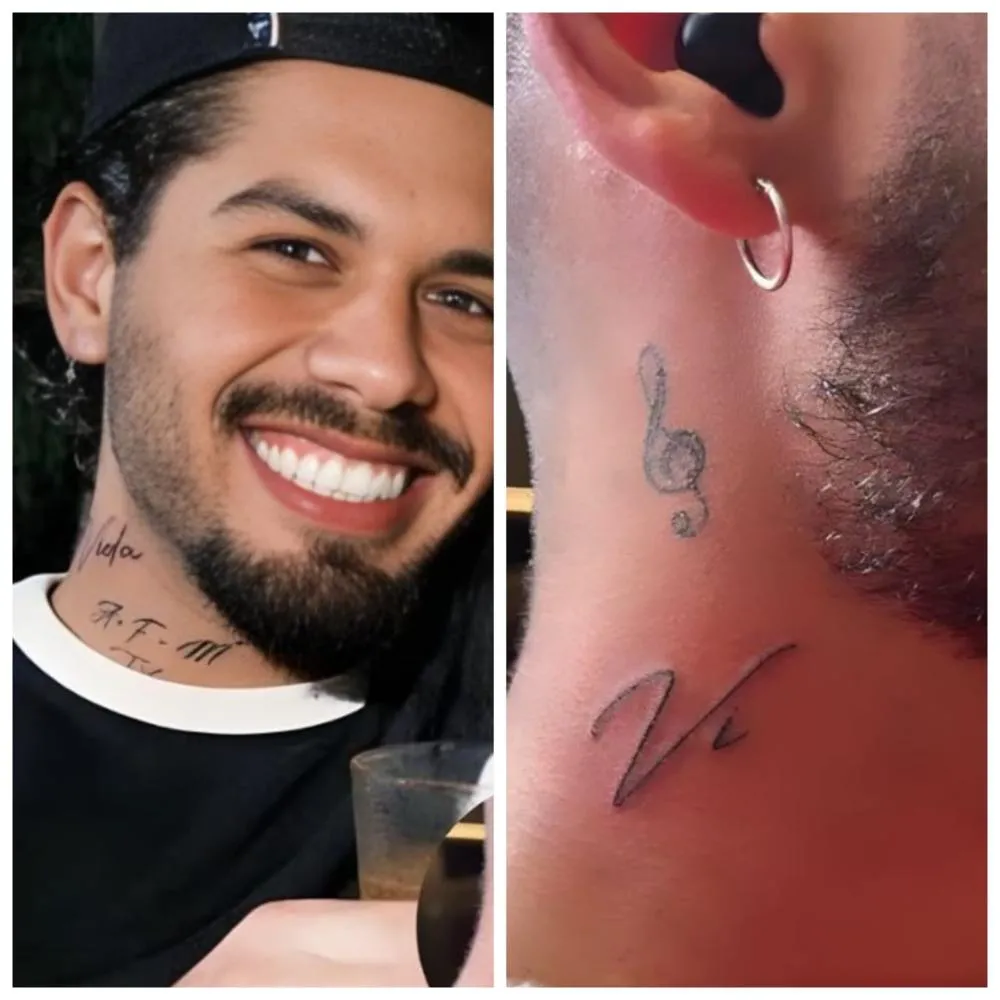 Tatuagem anteriormente dedicada à Virgínia é alterada por Zé Felipe