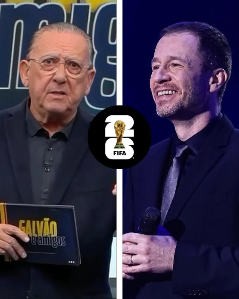 SBT anuncia transmissão da Copa do Mundo; Galvão Bueno e Tiago Leifert estarão na equipe