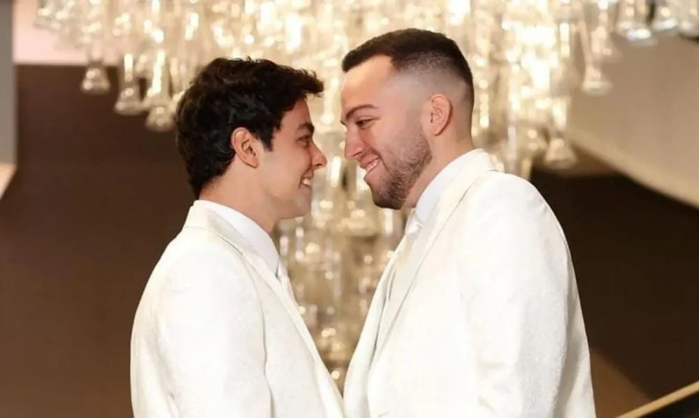 Veja detalhes de casamento luxuoso de Lucas Rangel e Lucas Bley