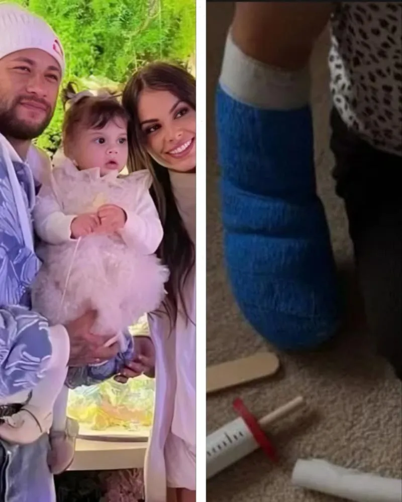 Amanda Kimberlly detalha acidente da filha com Neymar e tranquiliza fãs: “Ocorreu tudo bem”