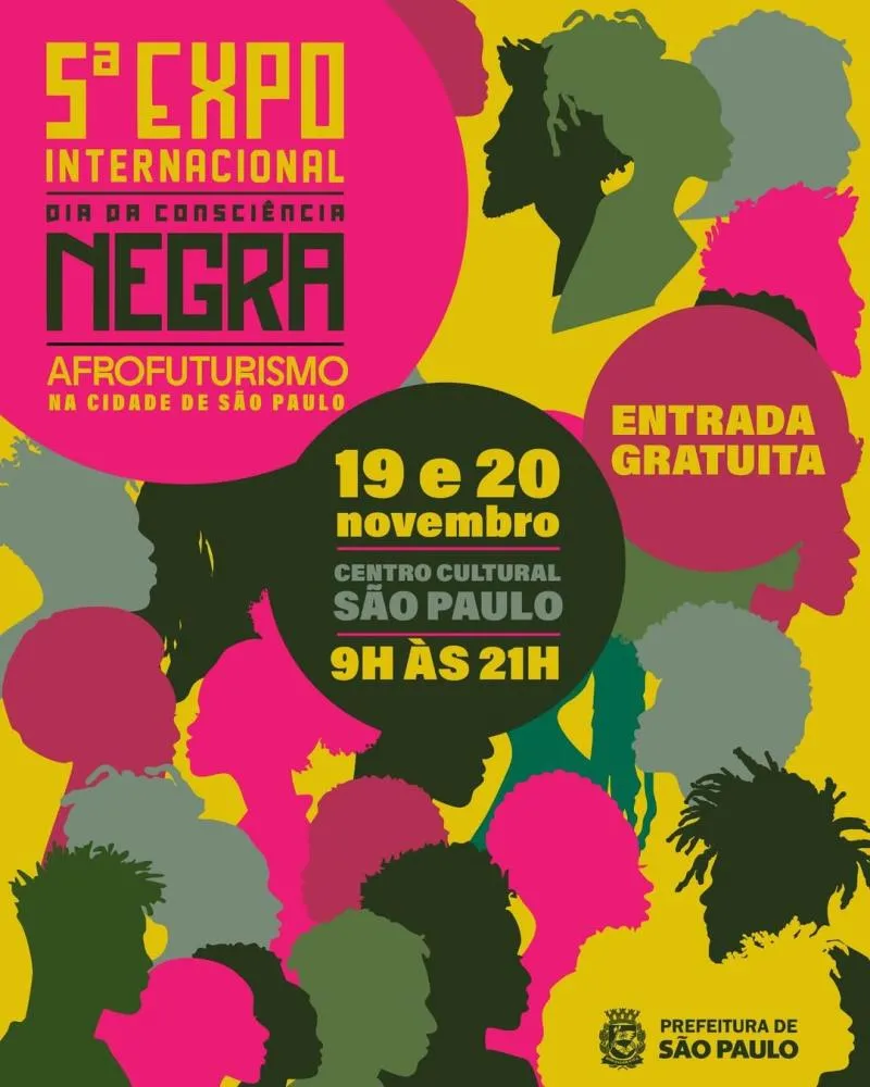 São Paulo promove evento internacional gratuito sobre Consciência Negra e Afrofuturismo