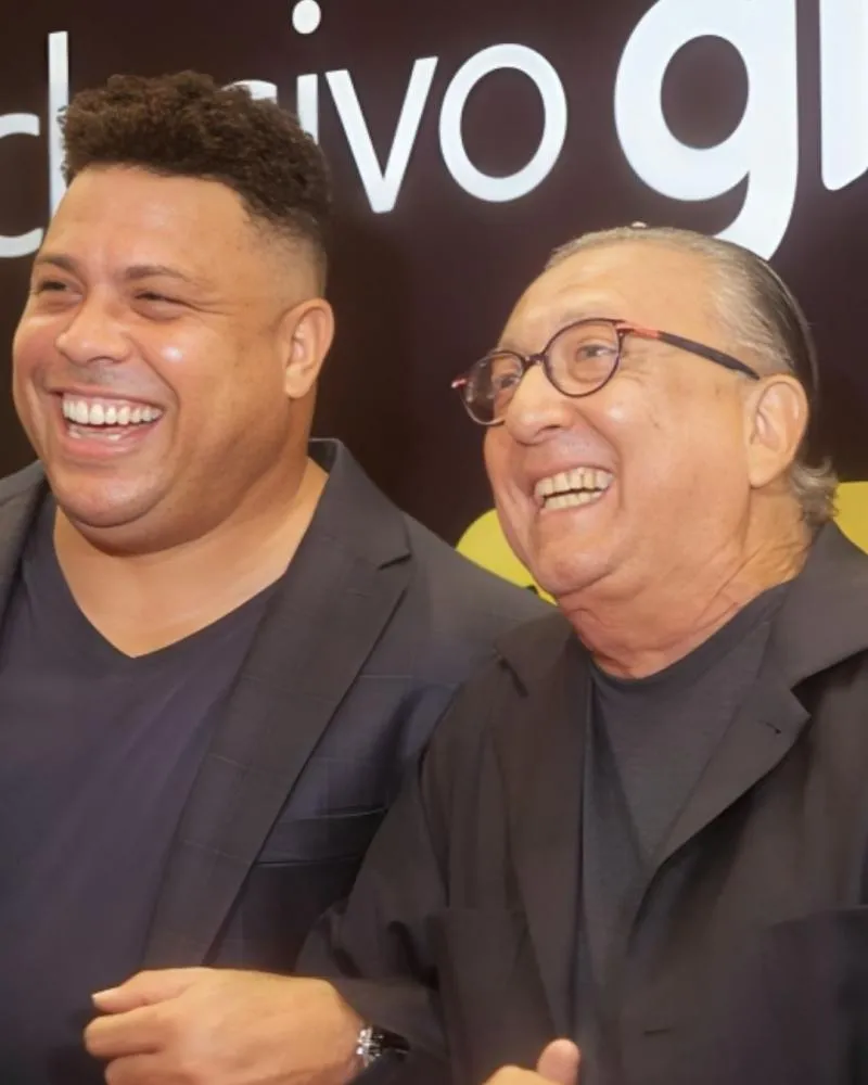 Galvão Bueno se anima com possível parceria com Ronaldo na Copa de 2026, mas Fenômeno desconversa: “Agenda bem cheia”