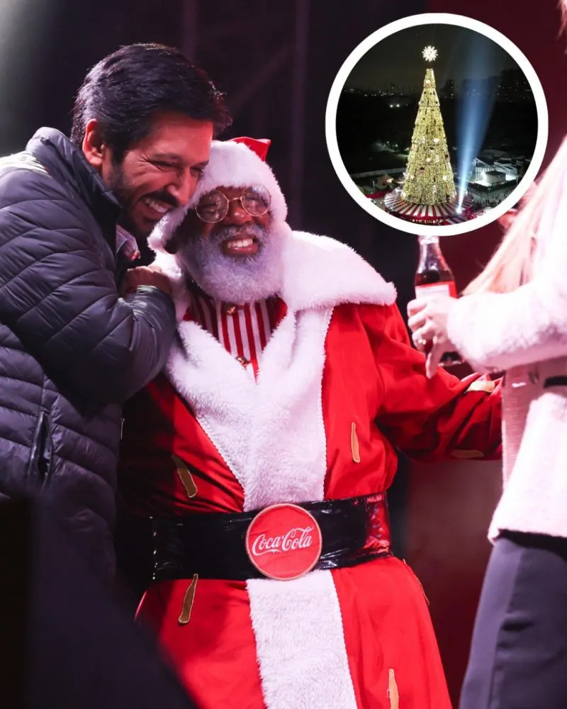 Ricardo Nunes participa da inauguração da árvore de Natal da Coca-Cola no Parque Villa-Lobos