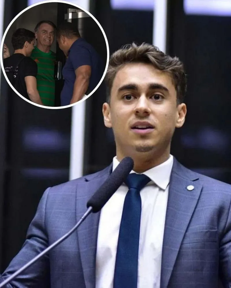 Nikolas Ferreira visita Bolsonaro após três meses de espera por autorização