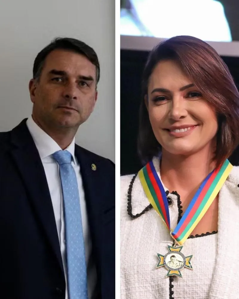 Flávio e Michelle Bolsonaro denunciam vaquinha falsa criada por IA