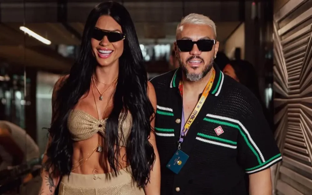 Rayane e Belo. Reprodução/Instagram