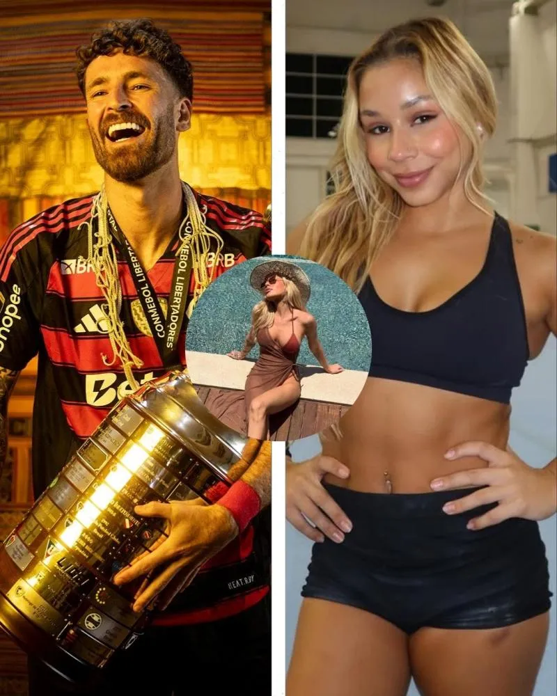 Jogador do Flamengo curte foto da ex em meio a rumores de affair com Flavia Saraiva