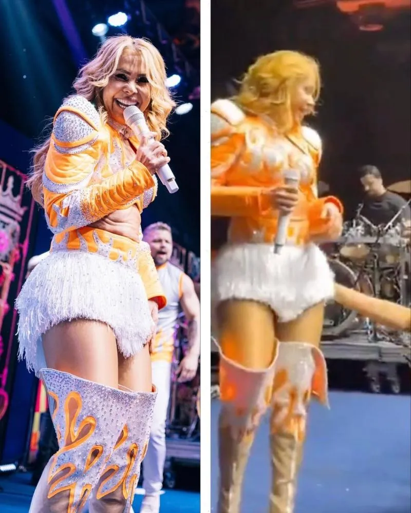 Joelma para show no Pará e dá bronca em fã que tocou seu corpo sem permissão; assista