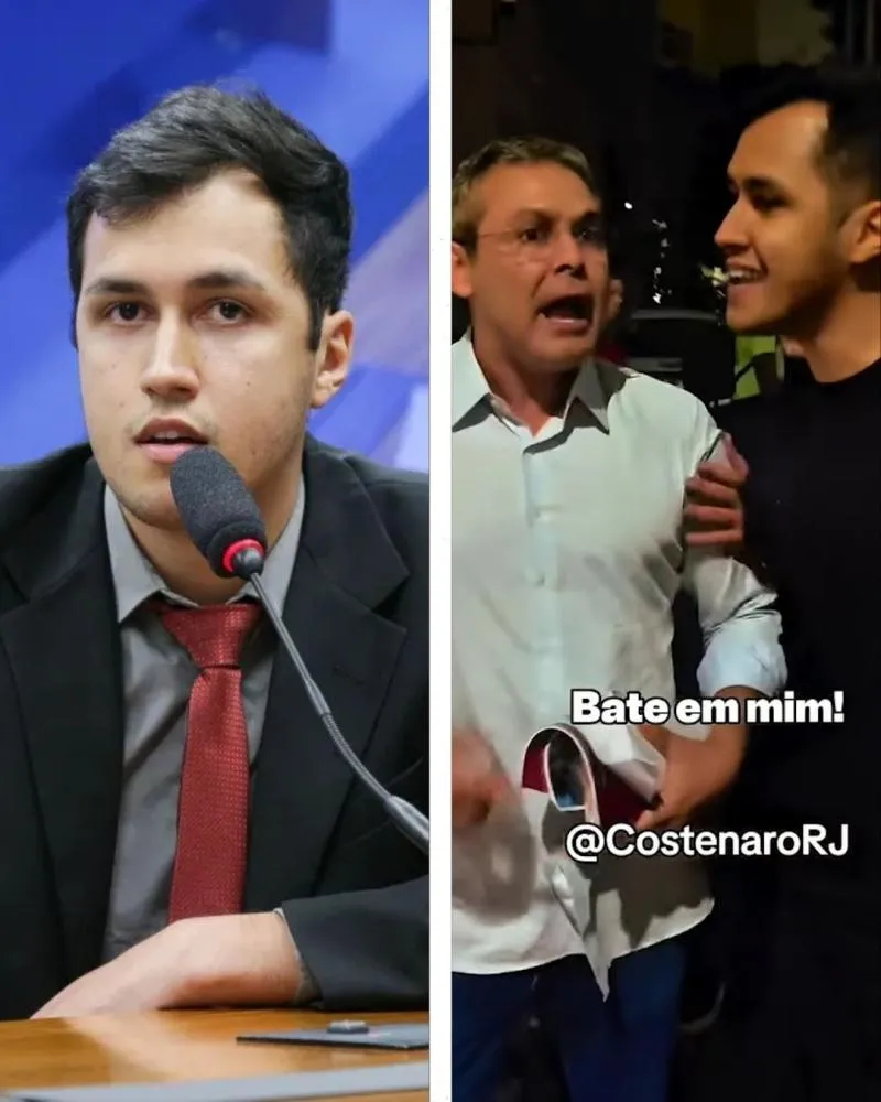 Influenciador que foi expulso da Câmara por deputado do PSOL aparece em discussão com líder do PT; assista
