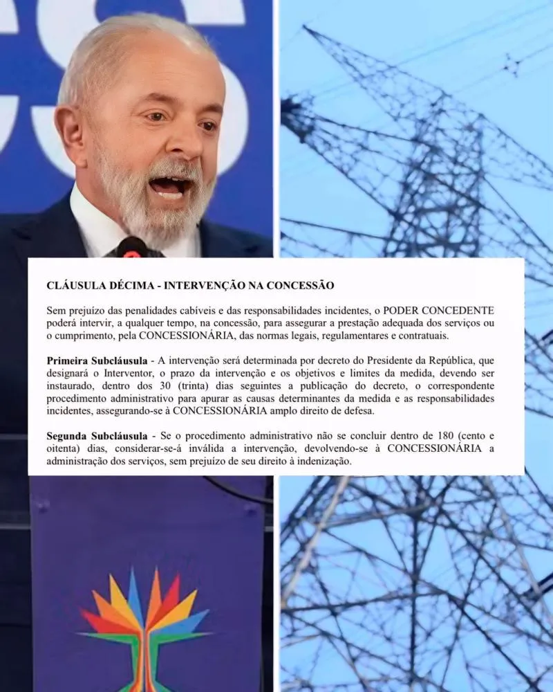 Portal Felipeh Campos tem acesso ao contrato da ENEL com o governo federal; veja cláusulas