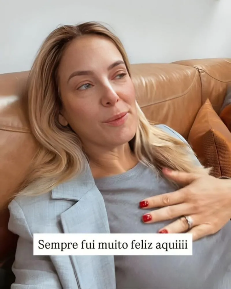 Ticiane Pinheiro desabafa sobre clima de despedida da Record: “Um aperto no coração”