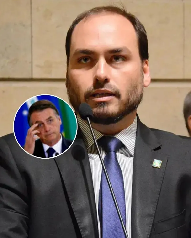 Preocupado com a saúde do pai, Carlos Bolsonaro pede urgência na liberação de cirurgia do ex-presidente