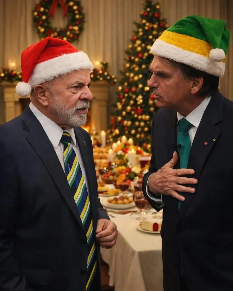 Vai ter briga no Natal? Pesquisa aponta polarização entre a população, com 74% se declarando petistas ou bolsonaristas