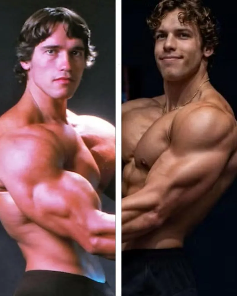 Com 117kg de músculos, filho de Arnold Schwarzenegger celebra físico seco: “Em tempo para o Natal”