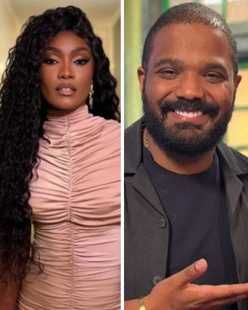 Erika Januza e Arlindinho/ Reprodução: Instagram| © Frame TV Brasil- Montagem -