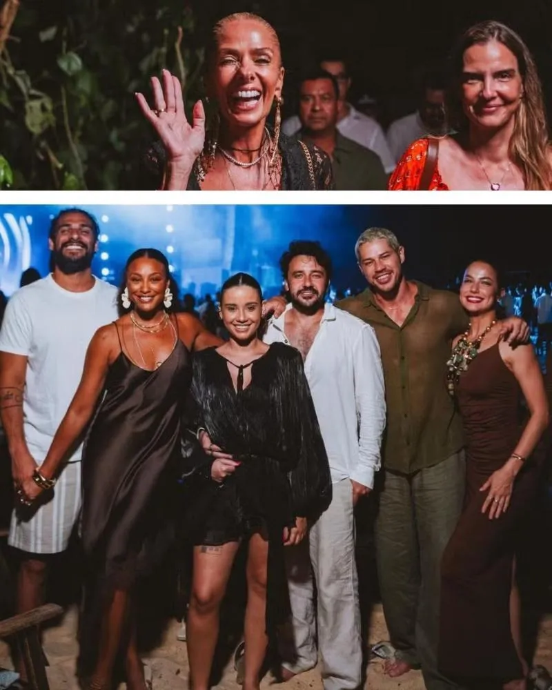 Sheron Menezzes, José Loreto, Adriane Galisteu e mais famosos curtem réveillon na Bahia; veja imagens