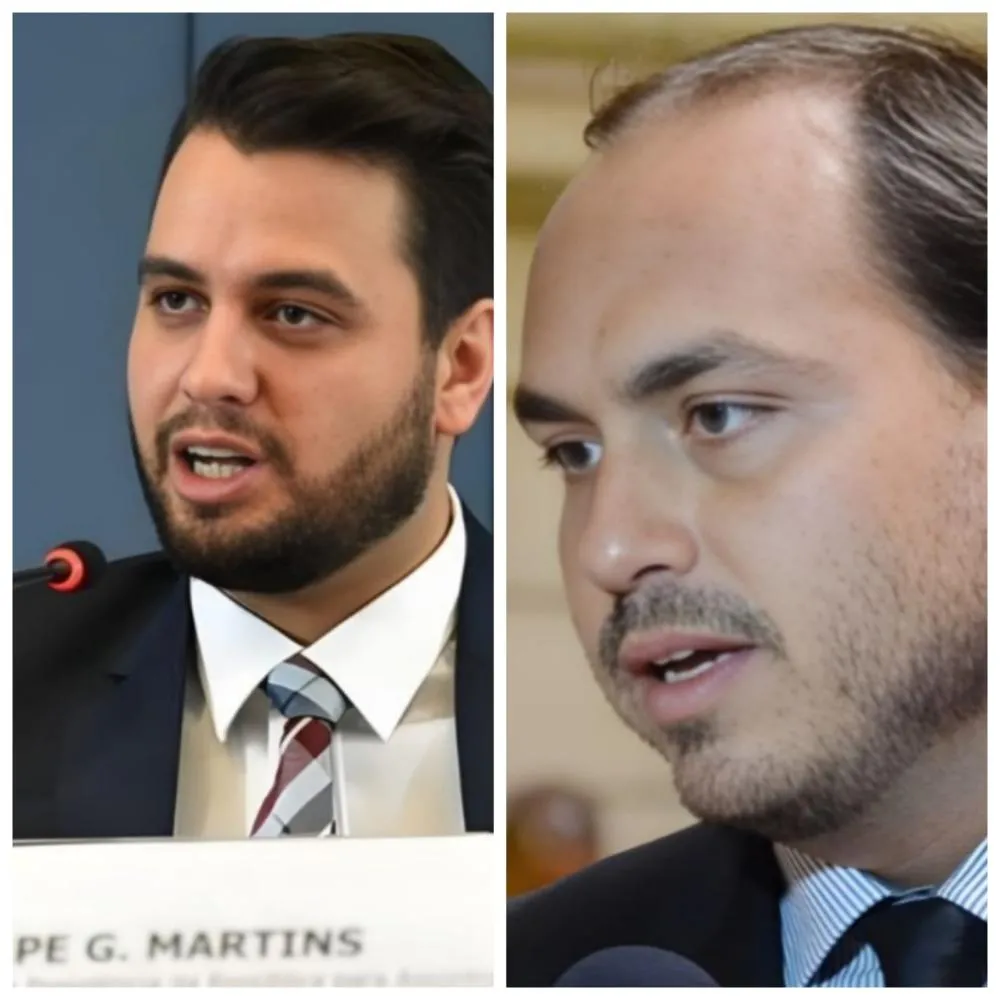 “Foi preso ilegalmente”, alega Carlos Bolsonaro após prisão de Filipe Martins