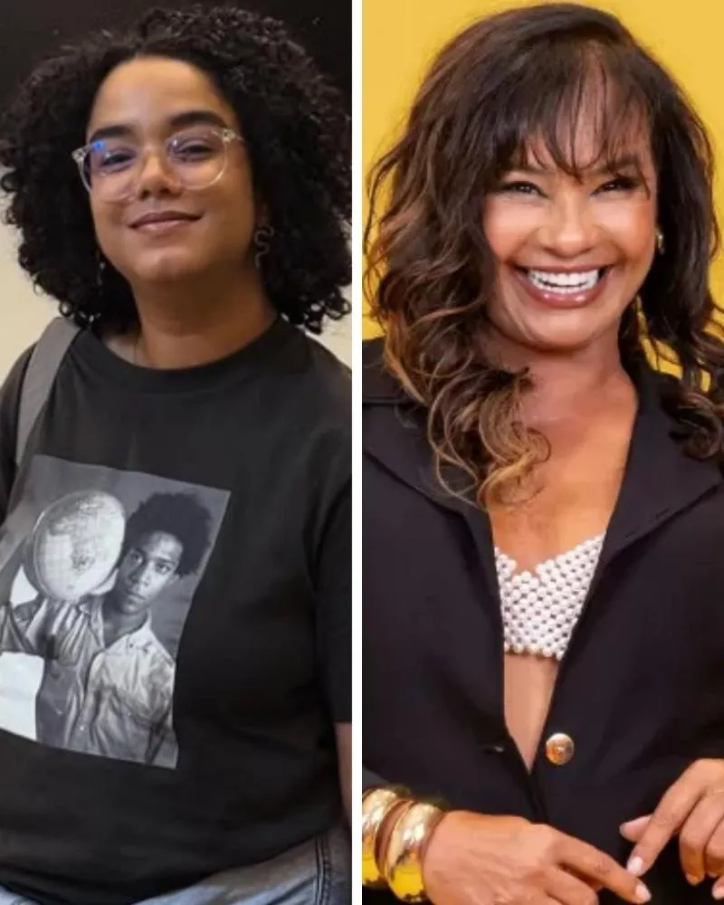  Morena Mariah e Solange Couto/ Reprodução (|Instagram e Foto: Manoella Mello/Globo) Montagem