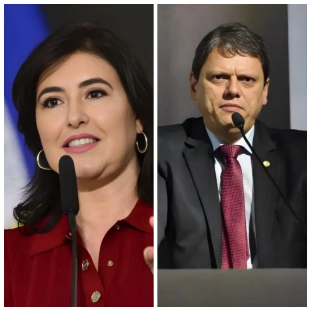 Eleições 2026: Pesquisa aponta influência de Simone Tebet contra Tarcísio de Freitas pelo Governo de São Paulo