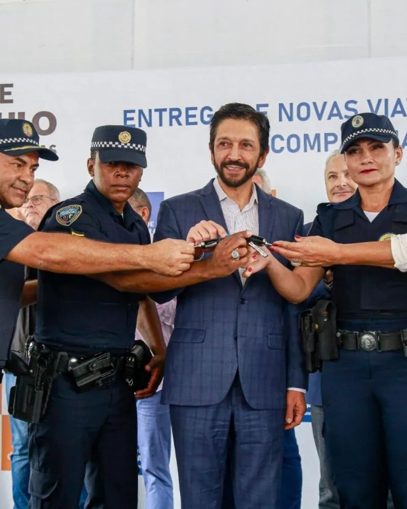 Prefeito Ricardo Nunes reforça GCM com novas viaturas e anuncia concurso para 500 agentes