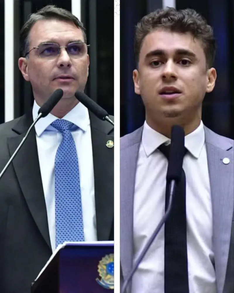 Flávio Bolsonaro explica ausência em caminhada organizada por Nikolas Ferreira: “Tenho um voo para Israel”