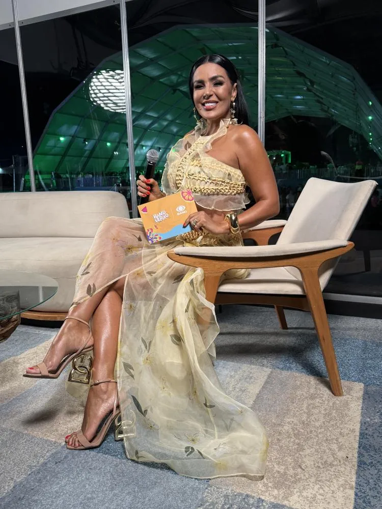 Saiba quem é Gardênia Cavalcanti, a apresentadora que assume o Band Verão 2026 pelo segundo ano consecutivo