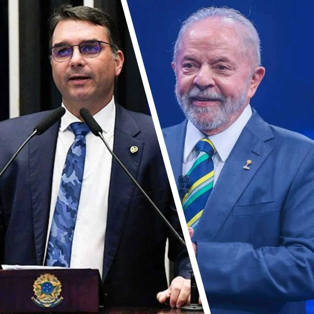 Em simulação de segundo turno, Flávio Bolsonaro abre 6,2 pontos de vantagem sobre o presidente Lula; aponta pesquisa