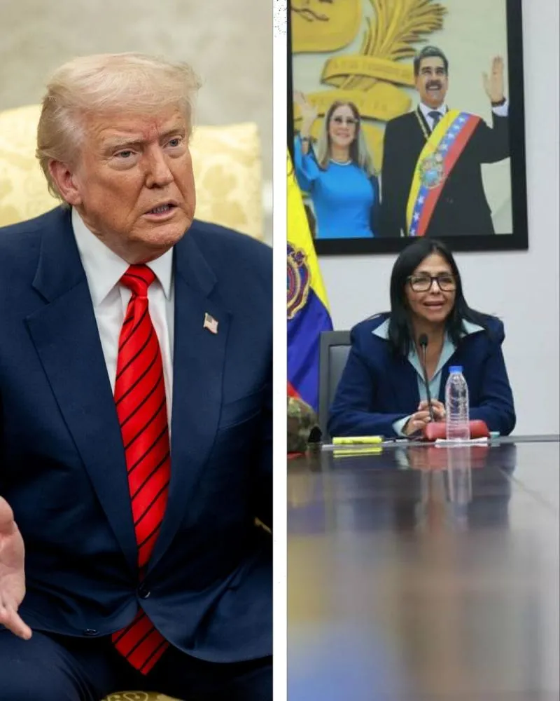 Presidente interina da Venezuela teria prometido cooperar com os EUA antes de prisão de Maduro