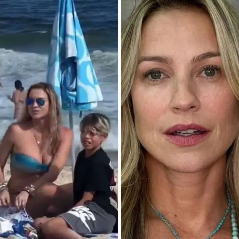 Após cliques invasivos, Luana Piovani se estressa com fãs na praia