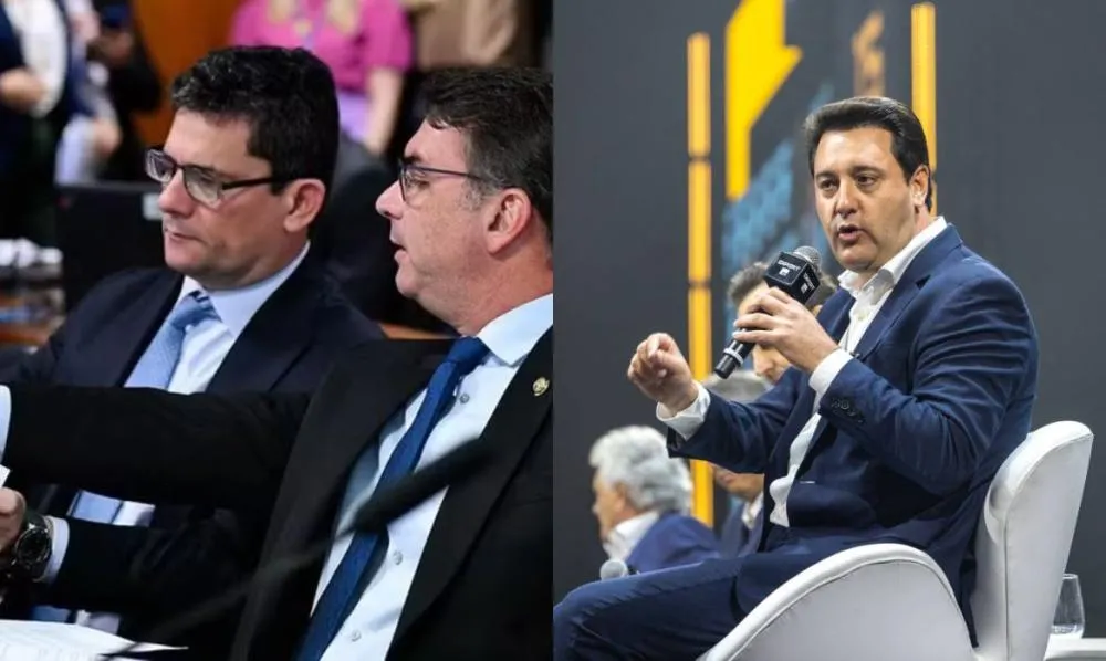 Flávio Bolsonaro ameaça apoiar Moro no PR e pressiona candidatura de Ratinho Jr.